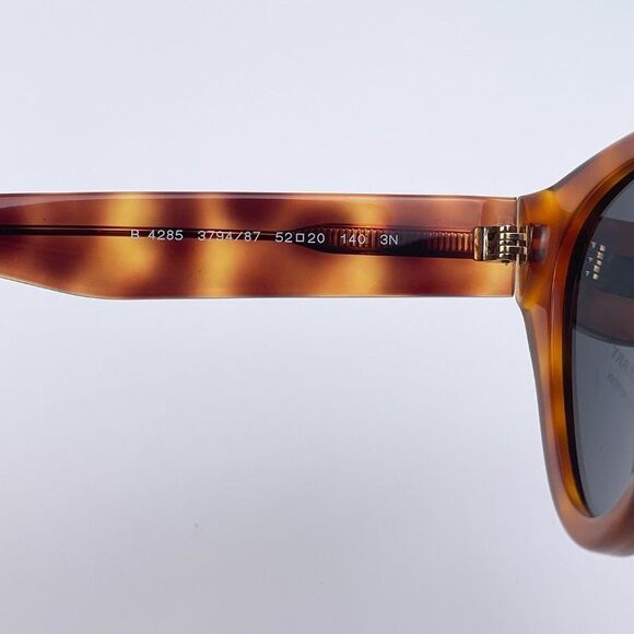 Burberry BE4285 379487 Sunglasses Havana Grey Irregular Women - Picture 7 of 8